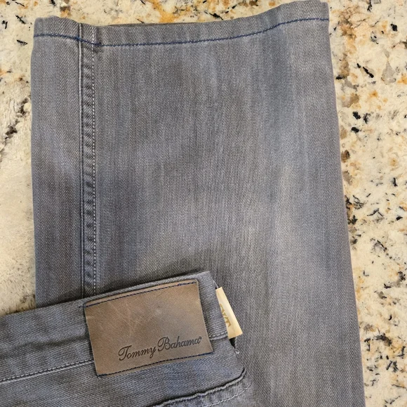 Tommy Bahama Authentic Gray Zander Straight Leg Jeans Size 38x34 NWT